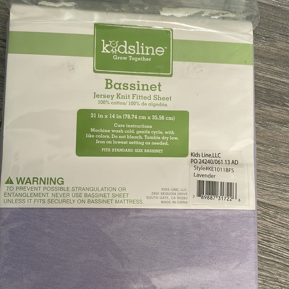 Bassinet fitted sheet - Picture 4 of 4